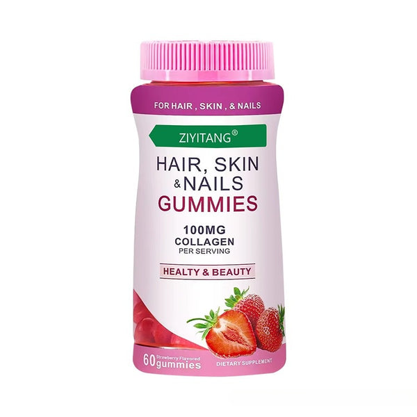 Hair nail growth vitamin gummy 60/bottle