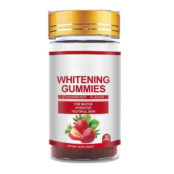 Whitening Gummies – 30 Tabletten per Fles | Tegen Hyperpigmentatie, Donkere Vlekjes & Anti-Aging Effect