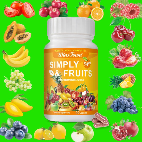 SIMPLY FRUITS SIMPLYD VEGGIES 90 pcs/bottle