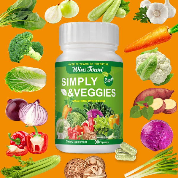 SIMPLY FRUITS SIMPLYD VEGGIES 90 pcs/bottle